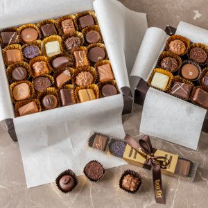 Le praline scatole di varie dimensione