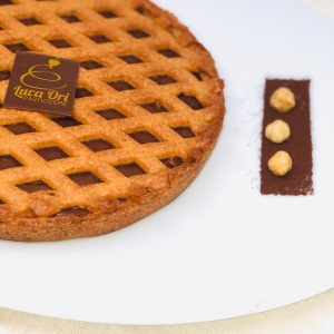 Crostata con crema di nocciole