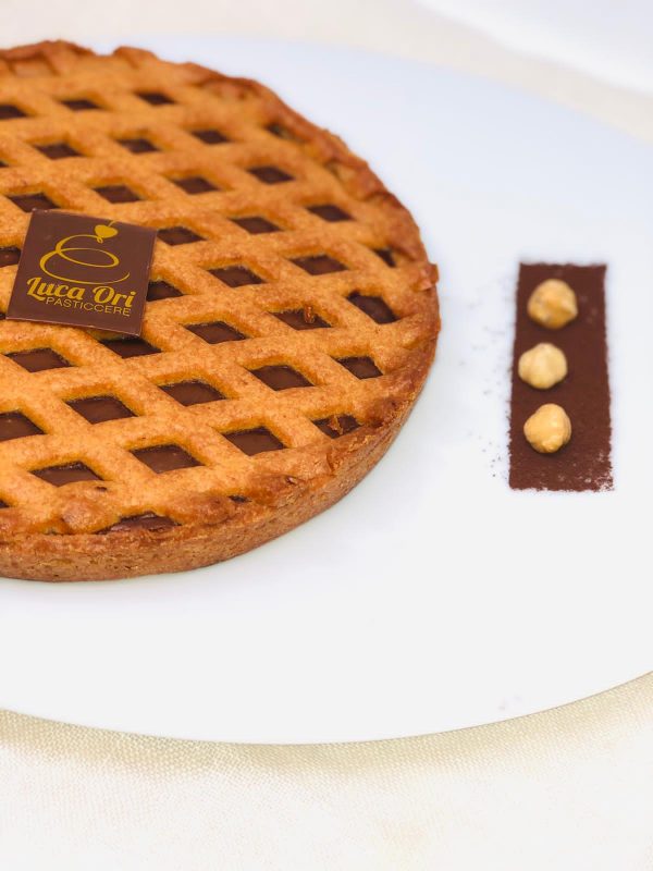 Crostata con crema di nocciole